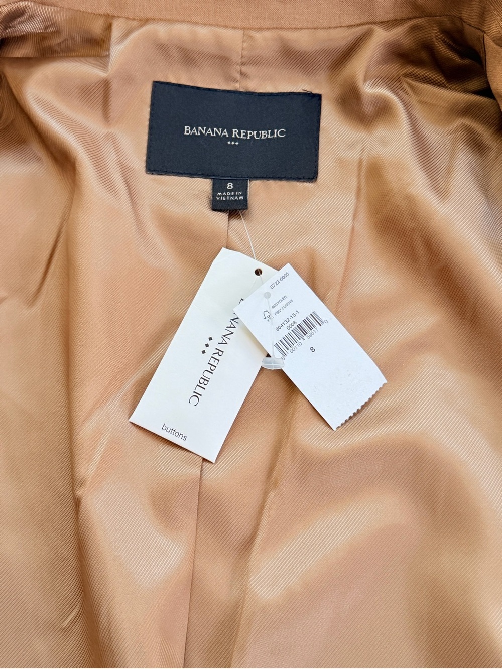 Banana Republic Tan Single-Button Blazer - Picture 8 of 13